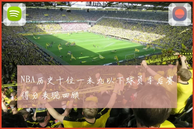 NBA历史十位一米九以下球员季后赛得分表现回顾